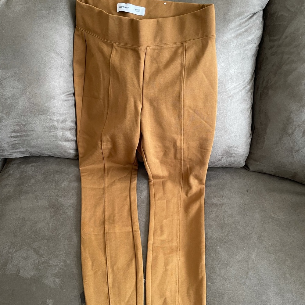 Light Brown Straight Leg Pants